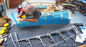 RA: Deburring Rudder Skin