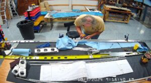 HS: Final Prep Of The Skeleton - Checking Countersinking Forward Spar