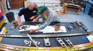 HS: Final Riveting the horizontal stabilizer skeleton. Pahe 8-11