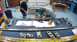 HS: Final Riveting the horizontal stabilizer skeleton. Pahe 8-11