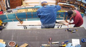 HS: Final Riveting Of Rear Spar Into Horizontal Stabilizer