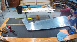 RA: Closing Up The Rudder & Trailing Edge Riveting