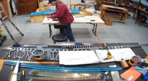 EA: Assembling The Counterbalance & Tip Ribs, Final Drilling