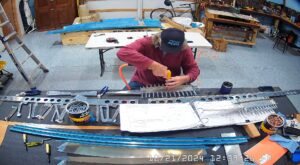 EA: Assembling The Counterbalance & Tip Ribs, Final Drilling