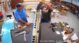 EA: Page 9-14 Steps 4, 5, 6. Riveting The Tip Rib Assembly To The Elevator Assembly. Closing The Skins.