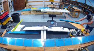 EA: Page 9-16, Steps 3, 4 & 5. Scuff Foam Rib Locations, Final Bend Trim Tab Skins & End Tabs