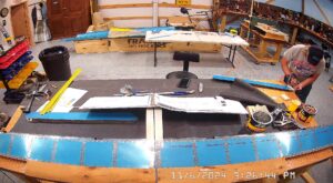 EA: Page 9-16, Steps 3, 4 & 5. Scuff Foam Rib Locations, Final Bend Trim Tab Skins & End Tabs