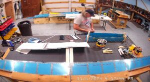 EA: Page 9-16, Steps 3, 4 & 5. Scuff Foam Rib Locations, Final Bend Trim Tab Skins & End Tabs