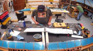 TC: Page 10-2, Steps 1 Through 3. Make Tie Down Bar & F-1011E Rudder Cable Angle