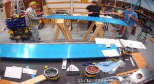 TC: Page 10-9 Step 1 Through 4. Initial Assembly Of Tailcone Bulkheads,F-1078 Bottom Skin, Stiffeners, Left Skin.