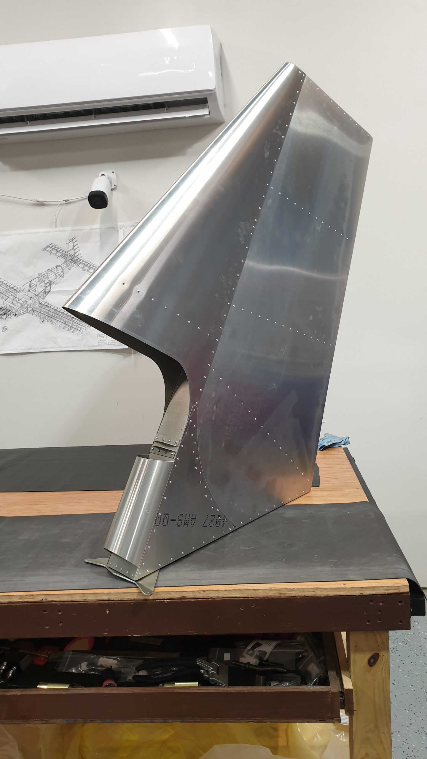 Zenith 750 SD Rudder Completed