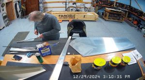 Cleaning & Deburring The Zenith 750 SD Rudder