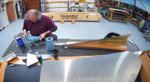 Scuffing & Cleaning 750 SD Rudder Components