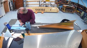 Scuffing & Cleaning 750 SD Rudder Components