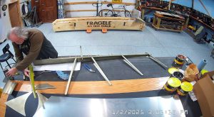 750 SD Rudder Skeleton Assembly