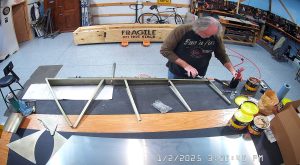 750 SD Rudder Skeleton Assembly